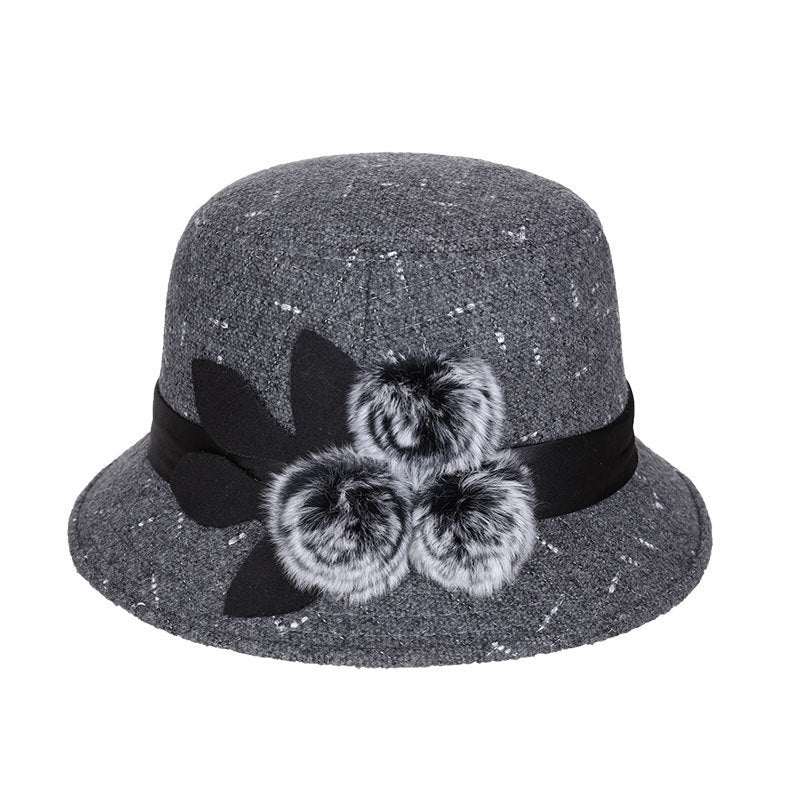 woolen women basin hat