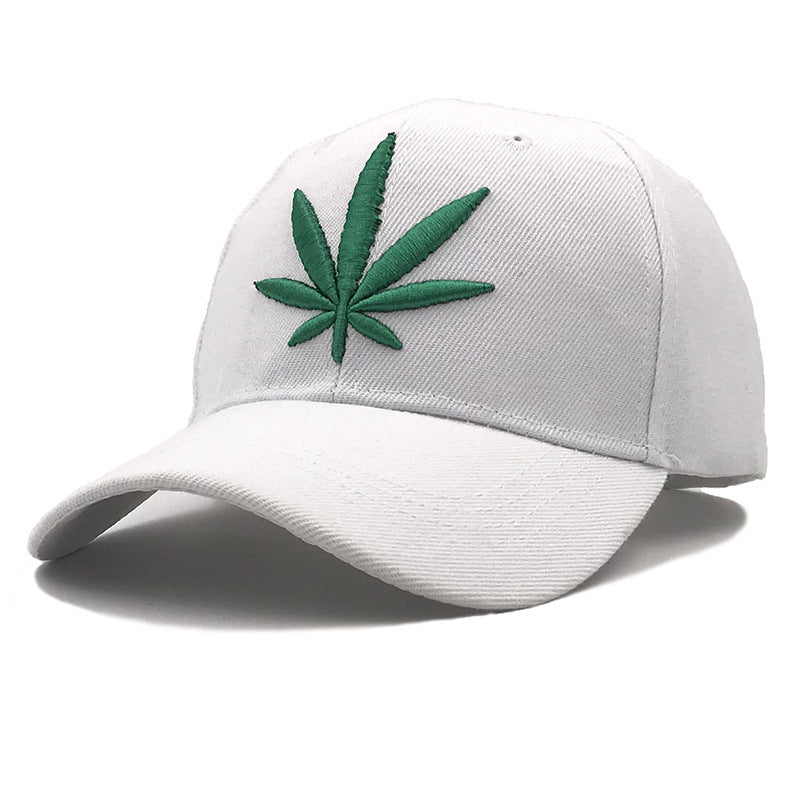 Embroidery Maple Leaf Baseball Cap For Men And Women