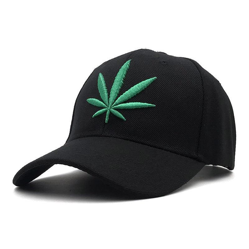 Embroidery Maple Leaf Baseball Cap For Men And Women