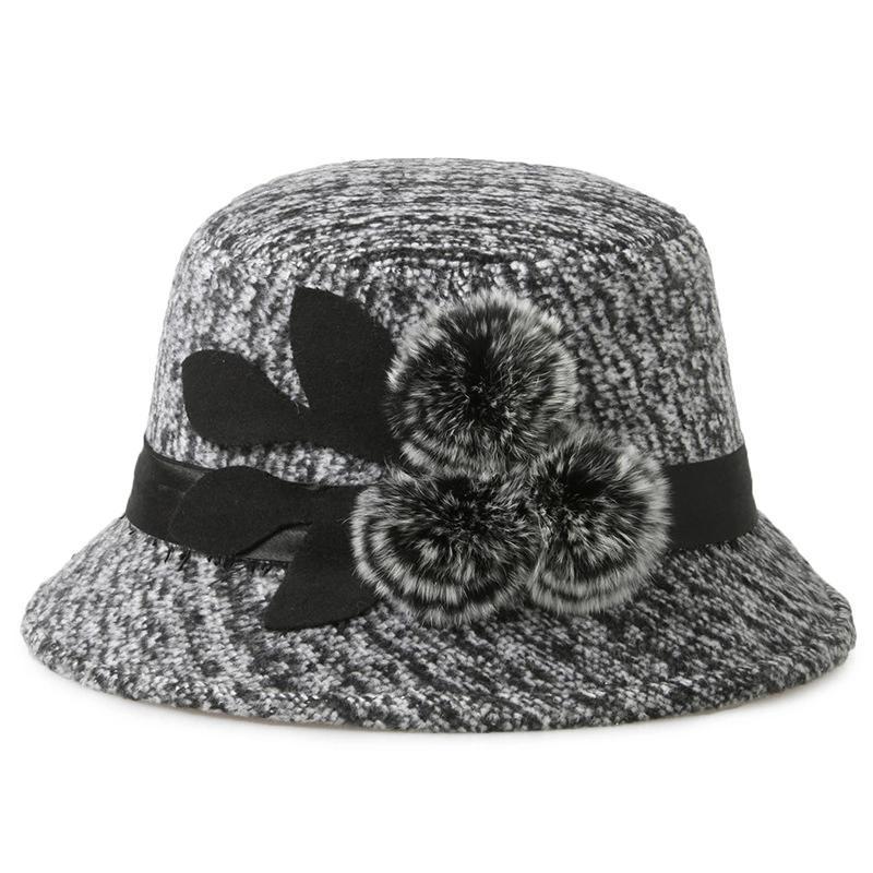 woolen women basin hat