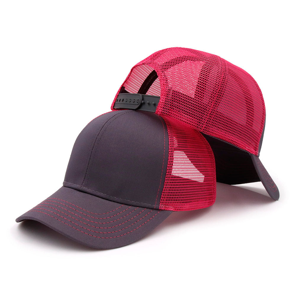 Breathable mesh cap snapback
