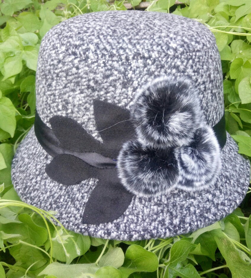 woolen women basin hat