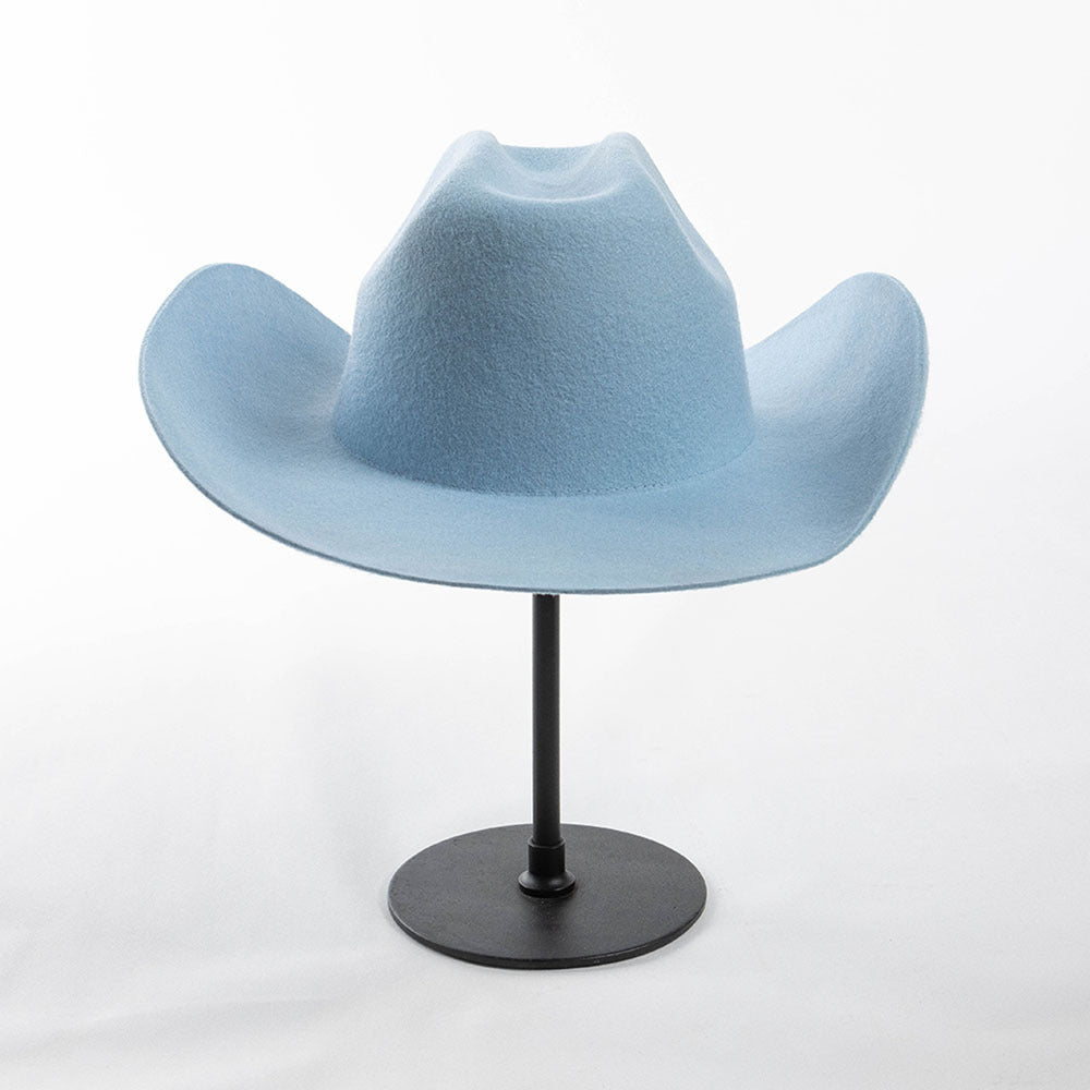 Fashion Casual Curling Wool Felt Cowboy Hat