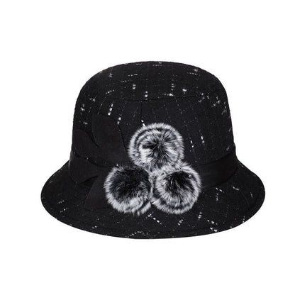 woolen women basin hat