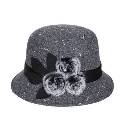 woolen women basin hat