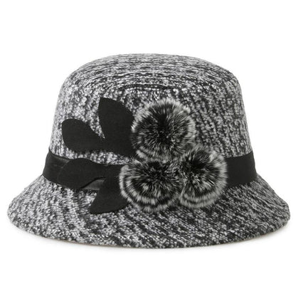 woolen women basin hat