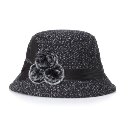woolen women basin hat