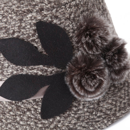 woolen women basin hat