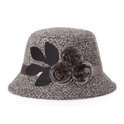 woolen women basin hat