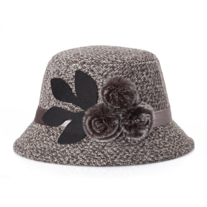 woolen women basin hat