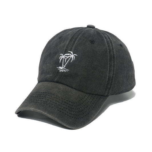 Distressed Cowboy Sun Coconut Tree Hat